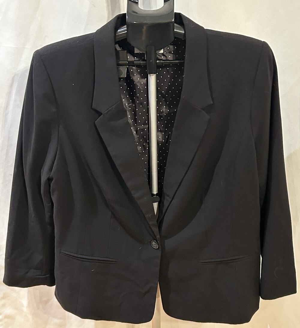 Kensie Black Blazer Women's size XL